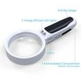 thumbnail image 3 of Magnifying Glass with LED Lights & 10X+5X Illuminated 2 Lens Set, 3 of 8
