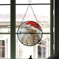 thumbnail image 3 of Hawk Ornament Christmas 2025, Hawk Stained Glass Window Sun Catcher – Decorative Hanging Ornament for Door or Living Room, 3 of 5
