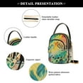 thumbnail image 4 of FORMRS Crossbody Bag for Women Shoulder Cell Phone Purse with Zipper, Colorful Plants, 4 of 7