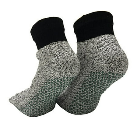 

Cushioned Breathable Low Cut Sports Tab Socks Anti-Skid Gripper Socks Slipper Socks For Pilates Ballet Barre Yoga 5#
