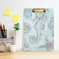 thumbnail image 6 of GZHJMY Seahorses Clipboards Acrylic A4 Letter Size Clipboards with Metal Clip for Nurses, Students, Teachers, Classroom, Office, 6 of 7