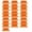 Orange, variant on File Folder Tabs Ecohintz 25pc Hanging File Folder Tabs with Inserts - Plastic Index Organizer for Quick Identification, Color-Coded & Easy Read, Office & Home Filing System Essential, Index Tabs