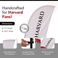 thumbnail image 2 of Harvard Crimson 7.5' College Sports Printed Feather Flag with Spike Base - NCAA Licensed - Super Polyester - School Banner (White, Red), 2 of 5