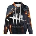 thumbnail image 4 of Dead by Daylight DBD Jacket Casual Oversized Hoodie Stylish Zipper Hooded Sweatshirt Warm Loose Outerwear S, 4 of 8