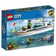 thumbnail image 5 of LEGO City Great Vehicles Diving Yacht 60221 Ship Building Toy and Diving Minifigures (148 Pieces), 5 of 6