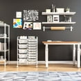 thumbnail image 6 of Seville Classics 15-Drawer Organizer Cart, White, 6 of 10