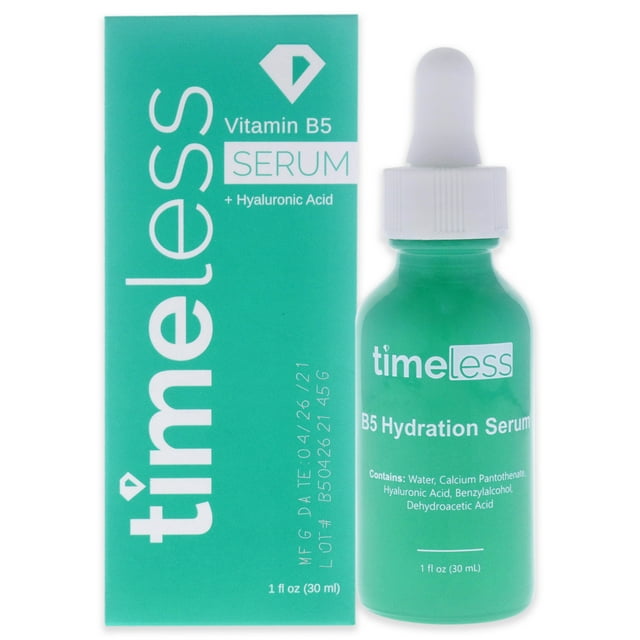 Timeless Suero de hidratación con vitamina B5 1 oz Timeless Suero 1 oz
