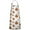 White Halloween Lanterns, variant on White Halloween Pumpkins Bats and Witch Hats Apron-Garden Aprons for Women with Pockets-Cotton Linen Waterproof Kitchen Cooking Gardening Aprons Adjustable for Kitchen,Cooking,BBQ and Salon 33"x27"