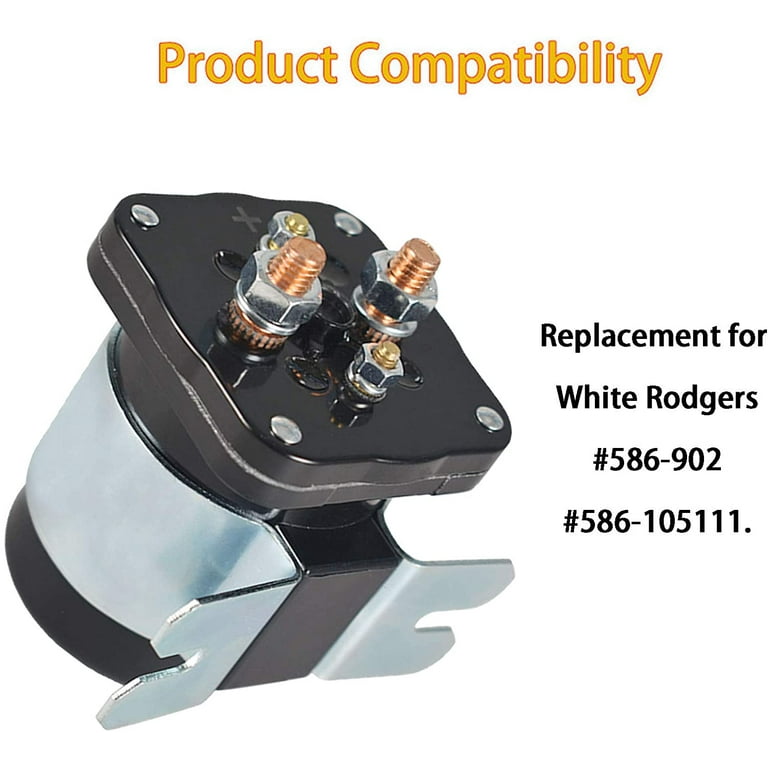 586-105111 *NEW* OE White Rodgers Solenoid Power Relay 12V 4 Terminal Smith Co E - Foto 2