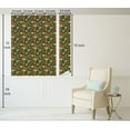 thumbnail image 5 of Ambesonne Jungle Boho Peel & Stick Wallpaper for Home, Tiger and Flora Patter, 13"x72", Peacock Green Apricot, 5 of 5