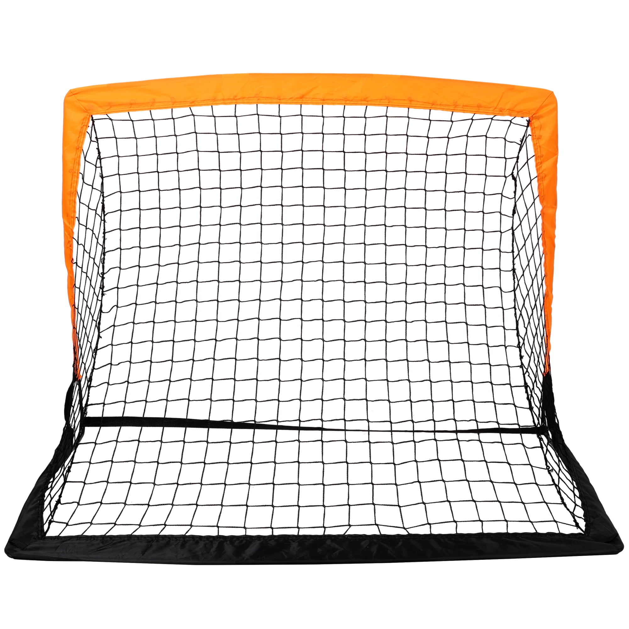 Leumius 2 Pack Soccer Goal,Pop Up Portable Soccer Nets for Kids Youth Adults,Indoor + Outdoor Soccer Goals for Backyard Games & Soccer Training,4' x 3',Orange