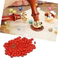 thumbnail image 3 of Cuadros Decorativos 100 Uds. De cera para sellar estrellas cuentas de pintura para fuego invitaciones de sobre de grano (rojo) Wdftyju  embutido en tela, 3 of 8