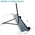 thumbnail image 2 of Tow Behind Dethatcher, 40-inch Tow Dethatcher with 20 Spring Steel Tines, Lawn Sweeper Garden Grass Tractor Rake Removes Thatch from Large Lawns, Riding Lawn Mower Attachments for Outdoor Yard Tools L, 2 of 8