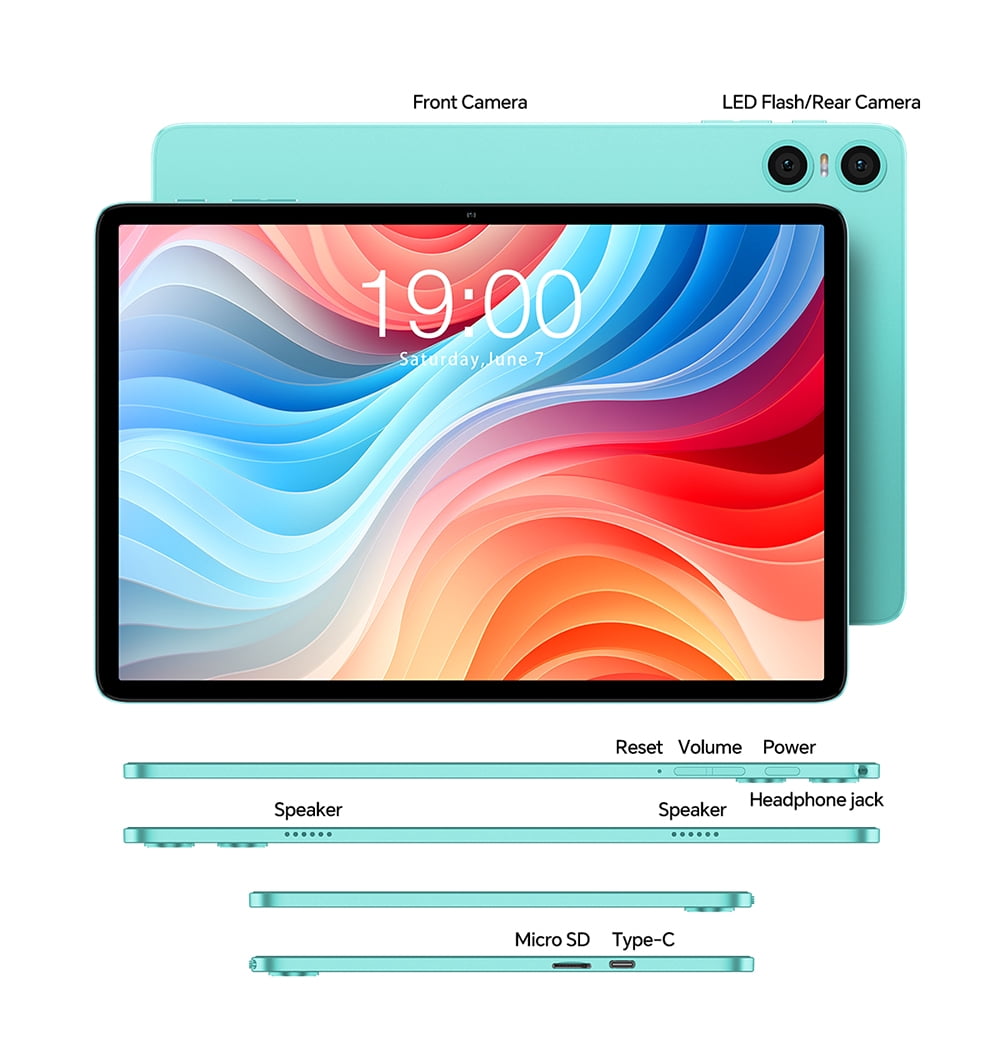 Odea Android14 A10 タブレット 12GB/128GB Free Shipping! ODEA Tablet 10.1 Inch Android 14 Octa Core 12GB RAM