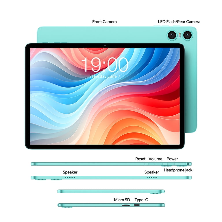 Free Shipping! ODEA Tablet 10.1 Inch Android 14 Octa Core 12GB RAM