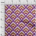 thumbnail image 1 of oneOone Silk Tabby Fabric Argyle Style Ikat Printed Fabric 1 Yard 42 Inch Wide, 1 of 4