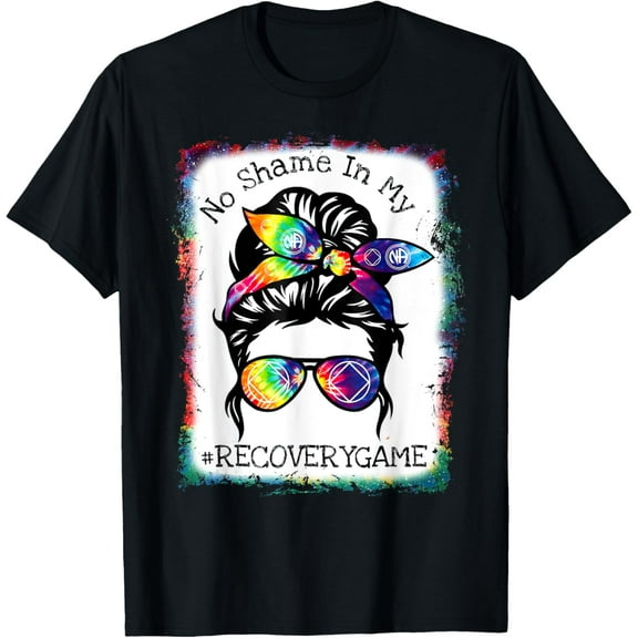 Narcotics Anonymous Tee Womens Sobriety Gifts AA NA Bleached T-Shirt