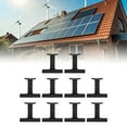 10PCS PV Panel Water Guide Clamp Pa66 Heat Resistant Anti Aging Solar