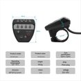 thumbnail image 4 of Electric Bicycle 36V48V LED G20 Meter Control Panel Display for Ebike 5 Pin Waterproof Plug Connector,1 * Ebike LED Display Meter,Black, 4 of 8