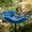 Blue, variant on Handmade Metal Flower Garden Stakes Bird Bath, 23in Outdoor Bee Water Feeder and Pollinator Station, Multi Functional Wild Bird Feeder Bowl Tray for Yard Patio Decoration