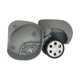thumbnail image 4 of 2 ruedas para maleta de viaje, ruedas para carrito, piezas de reparación, altura 9,1 cm, silenciosas Gris, 4 of 9