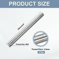 thumbnail image 2 of Uxcell Fully Threaded Rod M20 x 250 2.5mm Thread Pitch 304 Stainless Steel 2 Pack, 2 of 5