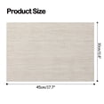 thumbnail image 4 of Stcomart Placemats Set of 6, Premium Place mats for Dining Table, Washable Vinyl Placemats, Beige, 4 of 5