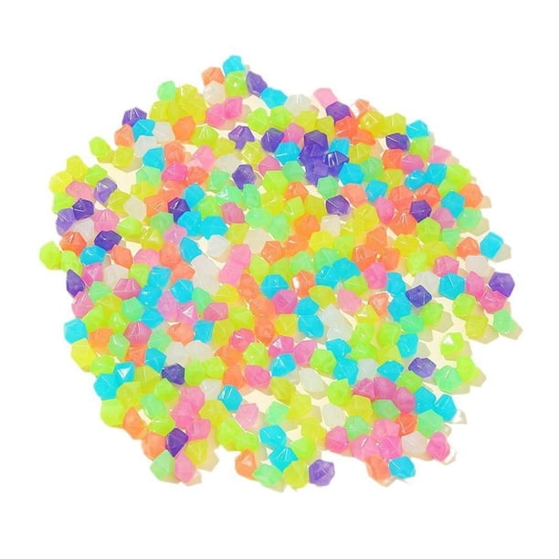 100 piedras luminosas para acuario, adornos que brillan en la oscuridad, ht/ L1O7