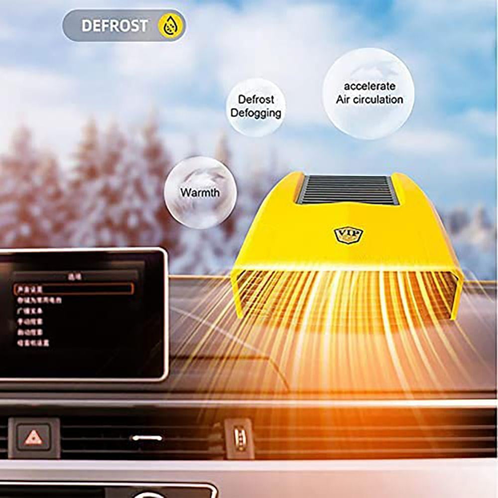Yinrunx Car Heater, 12V 180W Portable Car Heater Windshield Fast Heating Defrost Defogge 2 in 1