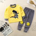 thumbnail image 1 of Conjunto de ropa interior para niños, pijama de algodón para niño de algodón para niñas, ropa de bebé Otoño, ropa para el hogar, ropa de dormir larga, 1 of 4