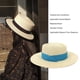 thumbnail image 2 of Sombrero de paja Sonducket Beige Azul NO7 para acampar y playa, 2 of 6
