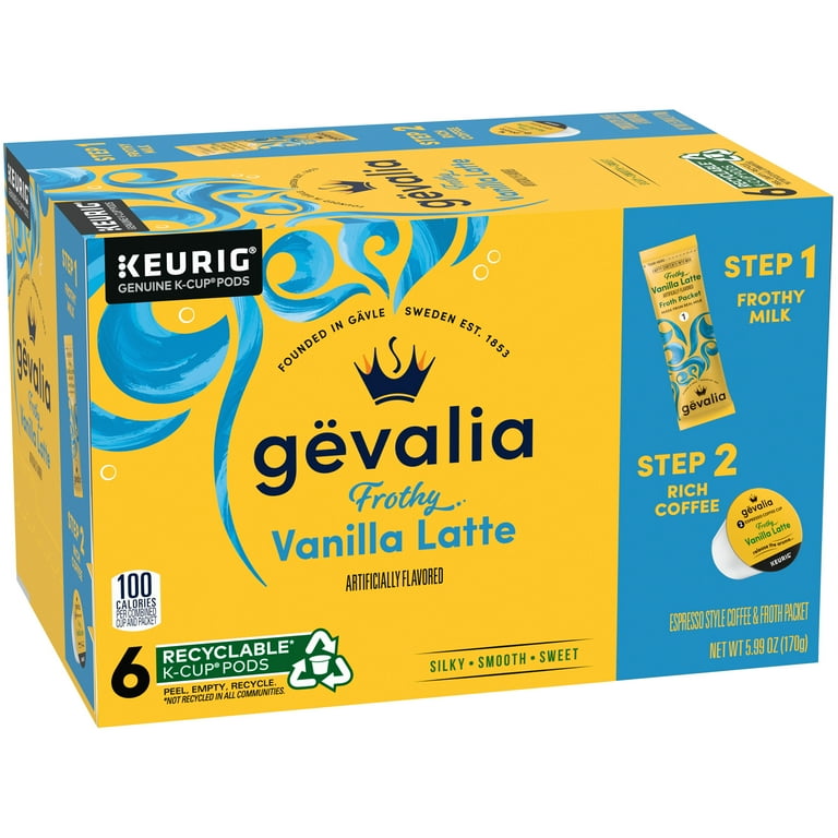 Gevalia vanilla latte k clearance cups