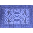 thumbnail image 1 of Ahgly Company Indoor Rectangle Oriental Blue Industrial Area Rugs, 7' x 9', 1 of 4