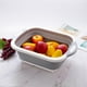 thumbnail image 3 of Yuarrent Tabla de cortar multifunción, cesta de drenaje plegable, lavabo de verduras plegable, organizador de cocina portátil Utensilios de cocina Yuarrent HA021654-00, 3 of 5