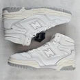 thumbnail image 4 of $140 New Balance Mens 10.5 650 Shoes White Grey BB650RWW EU 44.5 Triple White, 4 of 5