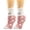 White, variant on Womens Thigh High Socks Girls Solid Chriatmas Knee Sock Stockings Silk stockings