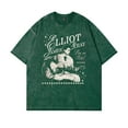 thumbnail image 4 of Elliot James Reay Shadow Pic Merch Dirtyfit T-shirt Short-Sleeved Washed Denim Fashion Loose Summer Cotton Stylish Design Tee, 4 of 7