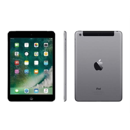 UsedApple iPad Mini 2 32GB Wi-Fi + 4G Cellular, 7.9in - Space Gray