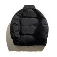 thumbnail image 5 of Chaqueta de invierno acolchada de algodón con cuello alto, chaqueta acolchada de algodón, ropa de pan, estudiantes de chaqueta gruesa acolchada de algodón, 5 of 5