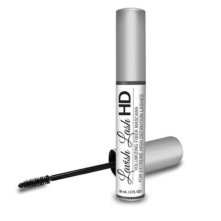 Lavish Lash HD by Hairgenics - Ultra-Premium Volumizing Fiber Mascara for Extreme High Definition