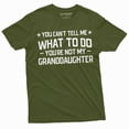 thumbnail image 6 of Grandpa T-shirt you cant tell me what to do you aren't my Grand daughter Granddaughter papa Tee Shirt (3X-Large Grey), 6 of 7
