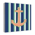 thumbnail image 2 of Creative Products Striped Anchor 24x24 Canvas Wall Art, 2 of 5
