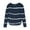 #0154-Navy, variant on Girls Long Sleeve T Shirts Round Neck Curve Hem Side Slit Basic Casual Loose Tunic Soft Tops 3-12Y