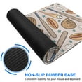 thumbnail image 6 of Long Mouse Pads for Desk,Beige Baseball Items Pattern Desk Mats on Top Of Desks, Desk Mouse Pad Extra Large with 3mm Non-Slip Base and Stitched Edge for Gaming,Office,Work,Home 47.3"x23.6", 6 of 6