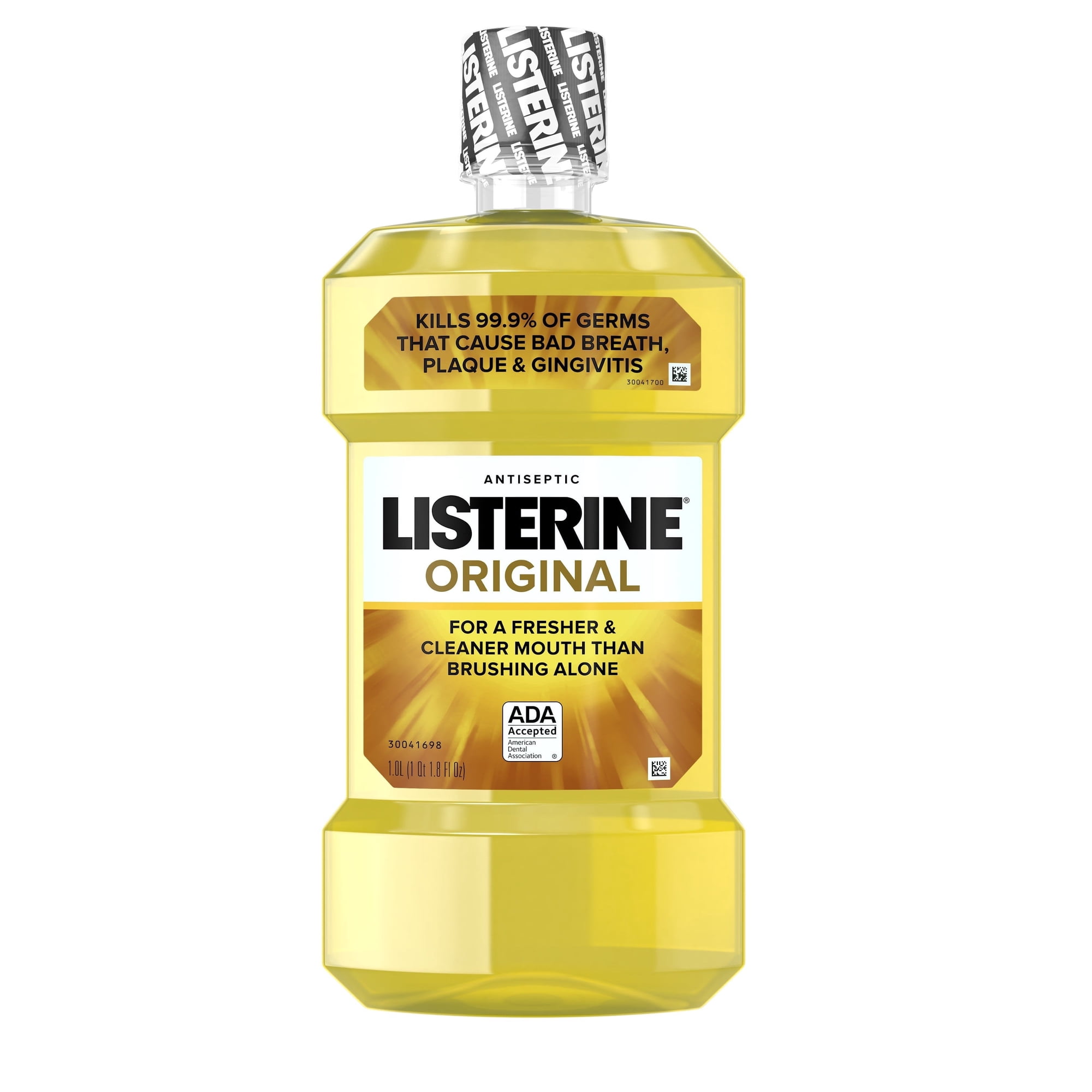 Listerine Antiseptic Mouthwash, Original, 1 Liter