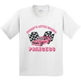 thumbnail image 3 of Inktastic Mommy's Racing Princess Pink Race Car Youth T-Shirt, 3 of 5