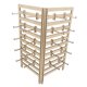 thumbnail image 1 of Organizador de joyas de madera, estante de almacenamiento, ganchos colgantes multifuncionales, soporte para collares, accesorios para cabello,, 1 of 9