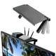 thumbnail image 3 of Estante superior para pantalla de TV, organizador de montaje en monitor para monitor de computadora/TV de pantalla plana. sin agujero, 3 of 9