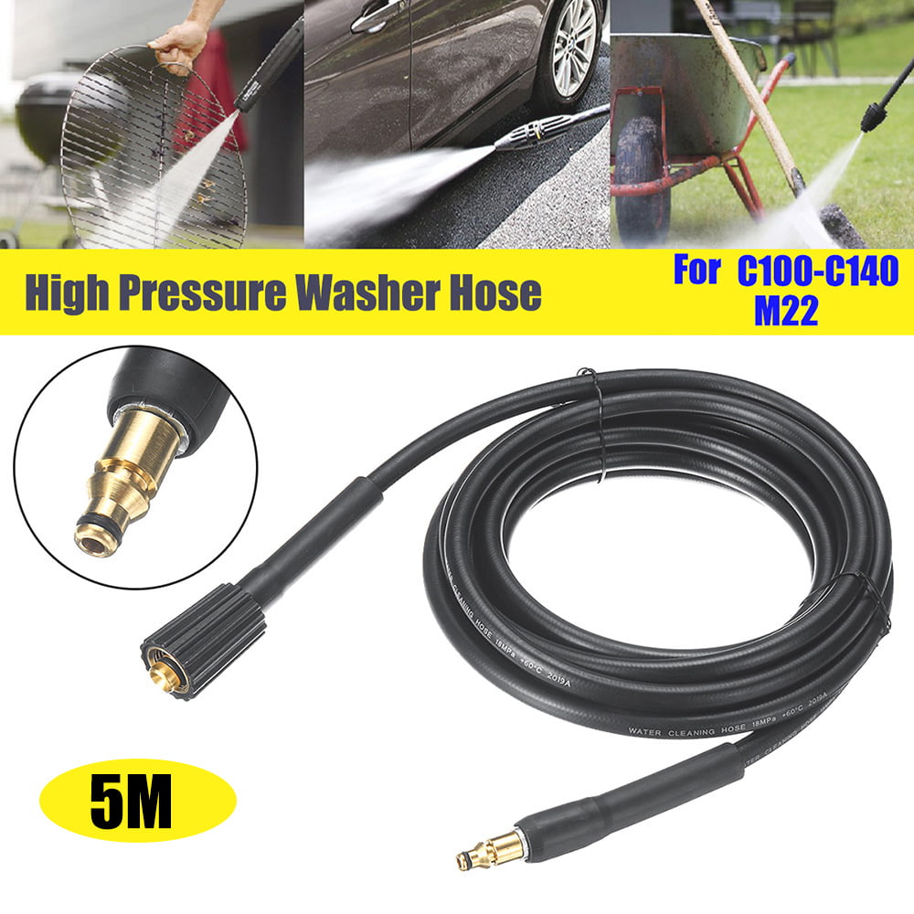 Jet Wash Hose Nilfisk Pressure Washer Replacement Hoses 6 Meter Long Black Pipe 