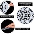 thumbnail image 3 of 1pc Mandala Round Flower Templates Reusable Plastic Drawing Painting Stencils Template, 3 of 9